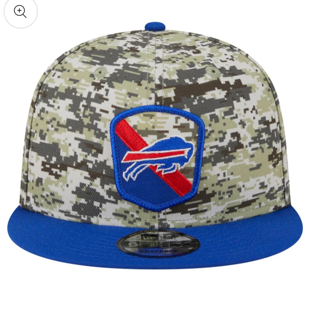 New Era Buffalo Bills 2023 Salute To Service 9FIFTY Snapback Hat Adjustable